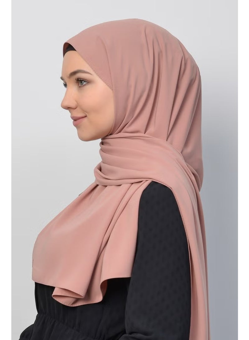 Altobeh Medina Silk Plain Hijab Shawl-Skin Color - Image 4